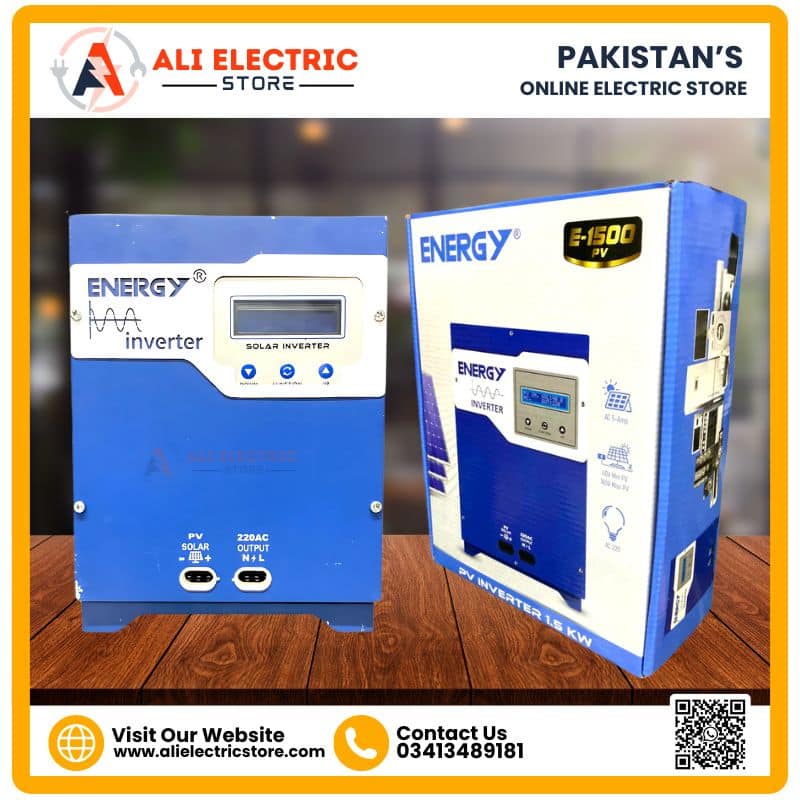 ENERGY 1.5KW Direct Solar Inverter – Battery-Free Solar Power Pakistan