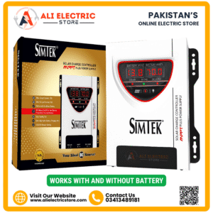 Simtek DC King 70A MPPT Solar Charge Controller – Front View Pakistan